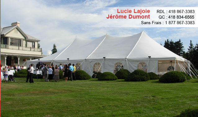Location de chapiteaux et de tentes au Qu�bec
